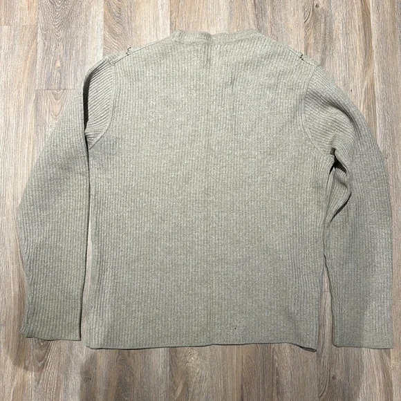 Tan Burberry pullover sweater wool & angora blend - Picture 3 of 4